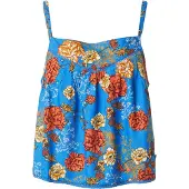 Superdry Vintage Embellished Sleeveless Blouse Bleu XS Femme