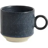Nordal Tasses à expresso granuleuses bleu foncé - lot de 4 pièces