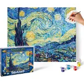 Schipper Coffret de peinture Peinture par numéros Nuit étoilée