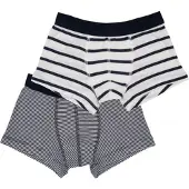 Petit Bateau Sous-vêtements bleu nuit / blanc