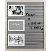 Zep Lumiere 15x10 Cm Wood With Letters Photo Photo Frame Gris