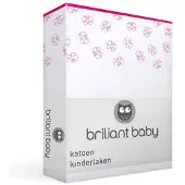 Briljant Drap Berceau Briljant Hannah Fuchsia (Coton)-100 x 150 cm (Ledikantlaken)