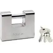Masterlock Cadenas MasterLock, 90 mm, goupille en acier trempé