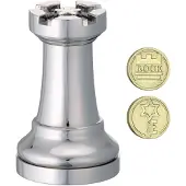 Eureka Casse-tête d'échecs en fonte - Tour - argenté