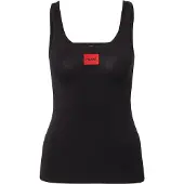 HUGO Maillot de corps rouge sang / noir
