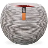 Capi Europe Pot à fleurs Nature Rib rond 62x48 cm ivoire KOFI271