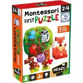 HEADU Jeu découverte Mon Premier Puzzle Montessori La Forêt