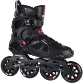 Tempish patins inline Ezza 90 softboot 85A noir/rouge taille 44