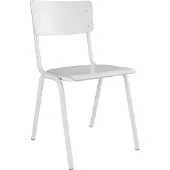 Zuiver Chaise Scandinave Skole blanche