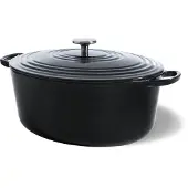 BK Bräter Bourgogne Jet Black - ø 32 cm ovale / 7,5 litres