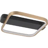 Highlight Plafonnier design Ascona noir avec or 30cm