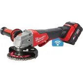 Milwaukee Meuleuse D'angle Sans-fil Milwaukee M18 ONEFSAG125XPDB-502X - 18V Li-ion – 2 Batteries 5,0 Ah) – 125 Mm - Brushless