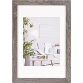 Henzo Cadre photo Moderne - 20x30cm - Gris foncé