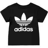 Adidas Originals T-Shirt - Trefoil - Noir/Blanc - - 7 ans (122) - T-Shirt