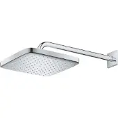 GROHE Set de douche de tête Tempesta Cube 250, EcoJoy (1 Type de jet, 8.30 l/min)