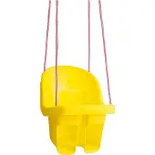 TEGA BABY Balançoire de jardin - pour les petits, jaune