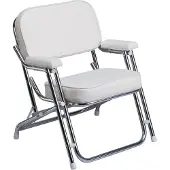 PLASTIMO Aluminium Folding Chair Argenté