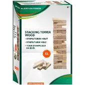 Alert Giant TT-001 Tour d'empilage XL grand jeu en bois véritable 60 pions avec filet comme Jeng Nouveau