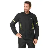 FASTWAY Touring Men 211 Veste Textile Noir/Jaune 48 hommes