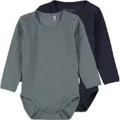 Minymo Barboteuse / body bleu marine / bleu-gris