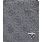 GUESS Hommes, Portefeuille, Vezzola, Textile Wallet, SMEVZLLEA22, Black, For Men, Noir