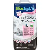 Biokat's 10L Diamond Care Fresh Biokat's Litière pour chat + 6x85g pack mixte Near Nature GimCat nourriture humide pour chat