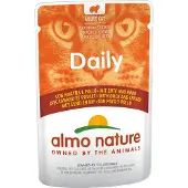 Almo nature 24x70g canard, poulet Daily Menu - Pâtée pour chat