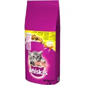 Whiskas Dry Food Kitten Chicken Onths Cat Food 14kg 2-12 M Multicolore 14kg
