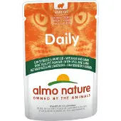 Almo nature Daily au veau et à l'agneau pâtée pour chat (70 g)