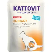 Kattovit Feline Diet Urinary Nourriture humide avec du veau pour les chats ayant des problèmes urinaires 24x85 g