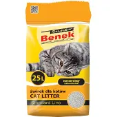Super Benek Compact Natural 25l Cat Litter Gris