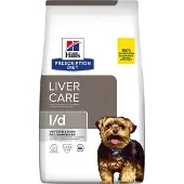 Hill's Pet Nutrition Prescription Diet Canine l/d Liver Care - pour chiens ayant des problèmes de foie - 10 kg + 3 x 370g nourriture pour chiens OFFERTS