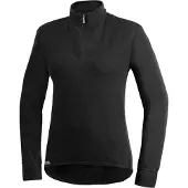 Woolpower Sous vêtement Woolpower Zip Turtleneck 200 Black-XXL