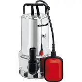 Einhell Pompe d’évacuation eaux chargées – GC-DP 1020 N – Débit 18 000 l/h – Corps inox