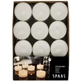 Spaas Maxi bougies chauffe-plat Clearlights 10 heures 24 pi?ces