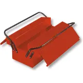 Bahco Boîte à Outils En Métal Avec La Possibilité De Placer Un Cadenas 275 Mmx210 Mmx435 Mm 3 Compertiments