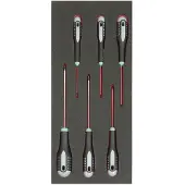 Bahco Jeu De Tournevis For Torx T8-t30 In Foam Tray 1-3 Fit&go 6 Unités