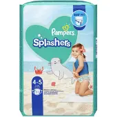 Pampers Couches Splashers Maillot de bain No 4-5 Pour 9-15kg 88 Pièces Boîte
