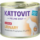 Kattovit Feline Diet Urinary - Veau pour réduire les récidives de calculs de struvite - 185 g