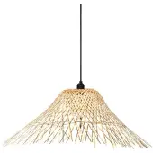 Cstore Grande Luminaire Suspension En Bambou Naturel D 76 Cm