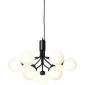 Nuura Apiales 9 Suspension Satin Black|Opal White
