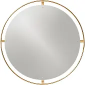 Audo Copenhagen Nimbus Miroir Ø110 Polished Brass
