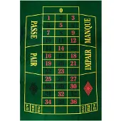 Longfield Tissu de roulette vert 130 x 90 cm