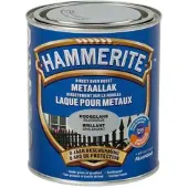 Hammerite Laque pour metaux Brillante argent 750 ml