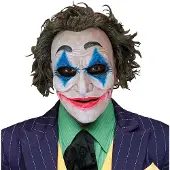 Ghoulish Jack Crazy Clown Mask Multicolore