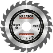 Kreator 1 lame de scie circulaire 160 mm 2,0 mm 24 dents - alésage 30 mm