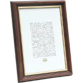 Deknudt Cadre en bois classique en noyer foncé 24x30 S406H2