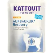 Kattovit Feline Diet Recovery Chicken Aliments humides au poulet pour chats convalescents 24x85 g