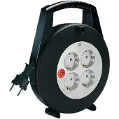 Brennenstuhl Vario Line Enrouleur de câble 4 prises 5 m