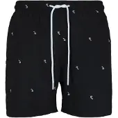 Urban Classics Shorts de bain noir / blanc